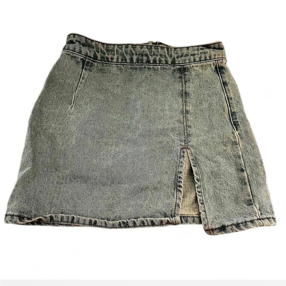 Denim Mini Skirt